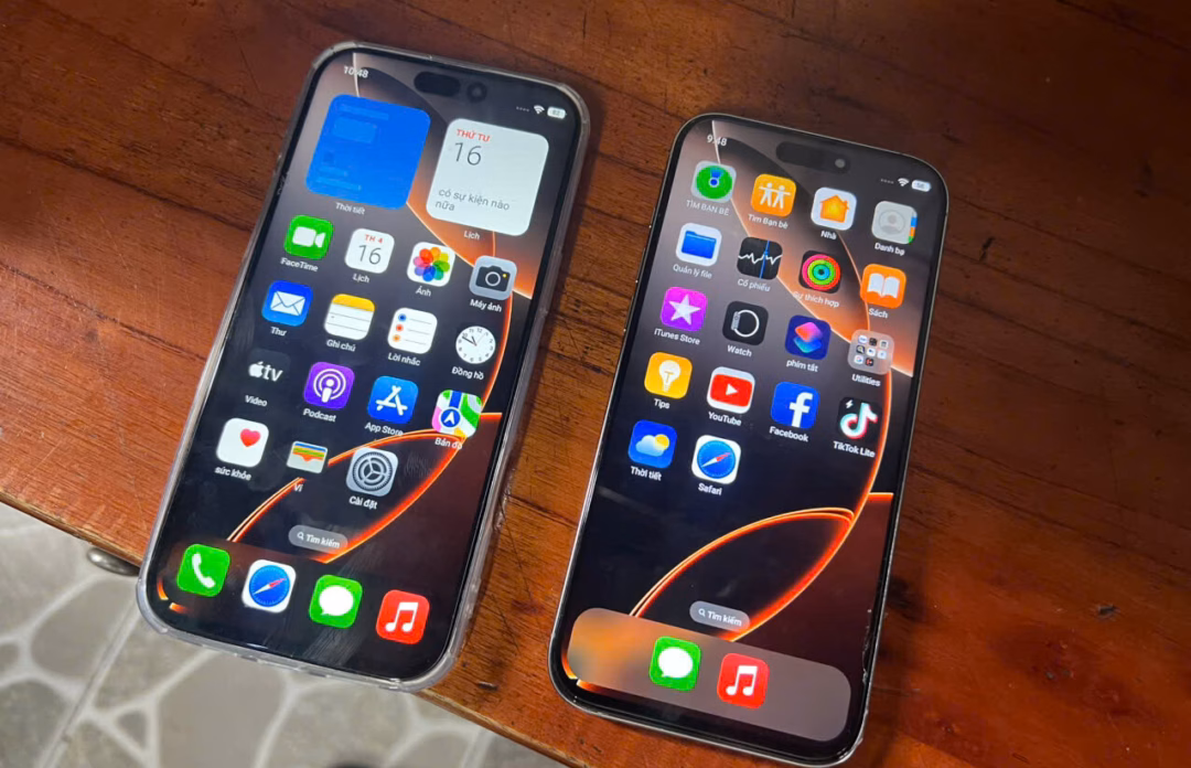 Bị lừa đổi 2 điện thoại iPhone giá 40 triệu thành Android Hình ảnh được camera ghi lại.