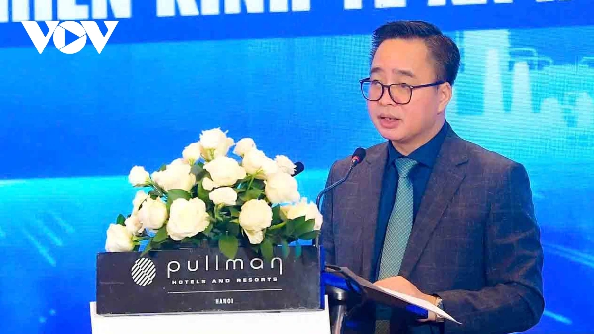 Phó Tổng Giám đốc VOV Phạm Mạnh Hùng phát biểu khai mạc diễn đàn.
