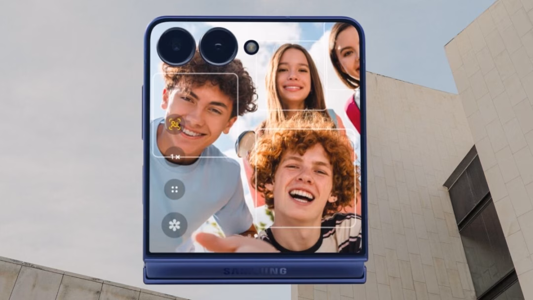 Galaxy Z Flip7 tích hợp tính năng Auto Zoom hỗ trợ quay và chụp ảnh chuyên nghiệp Nhấn vào biểu tưởng hình người để bật tính năng