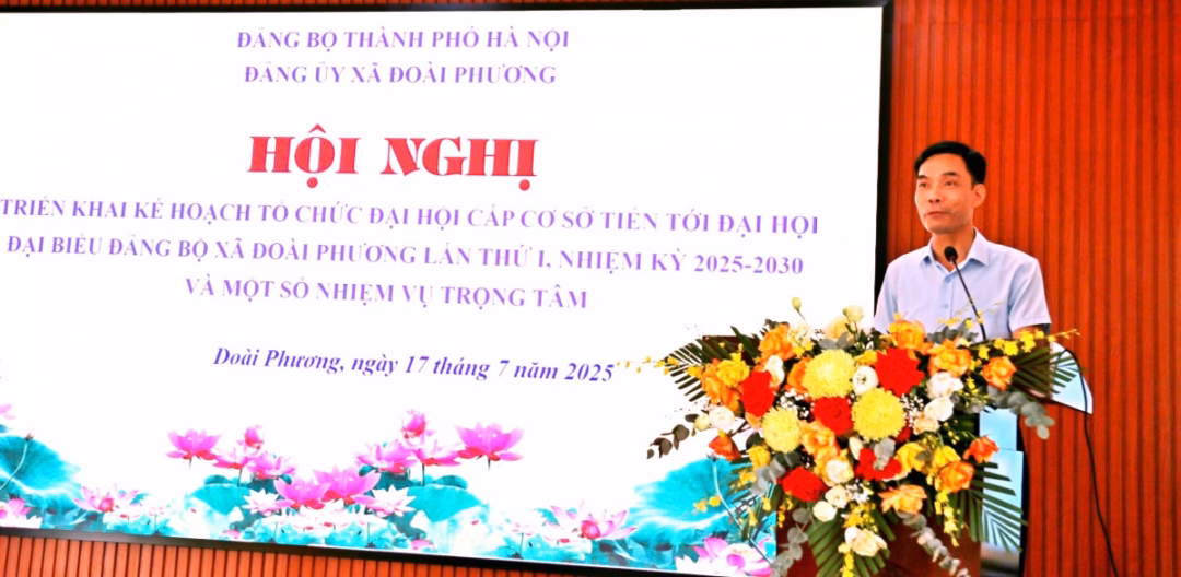 Hà Nội đầu tư phát triển giáo dục, dân mong giải quyết ô nhiễm môi trường Xã Đoài Phương sẵn sàng cho Đại hội Đảng bộ xã lần thứ I