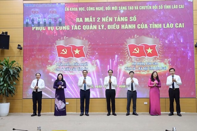 Lào Cai đầu tư mạnh vào khoa học công nghệ và chuyển đổi số năm 2025 Quang cảnh hội nghị. Ảnh: Anh Hải