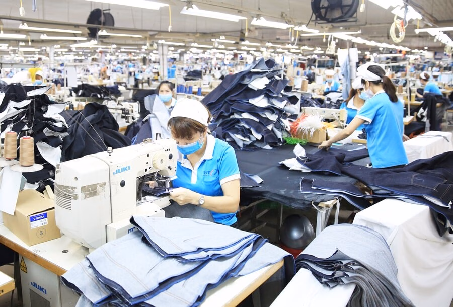 Việt Nam Vươn Lên: Tăng Trưởng Kinh Tế và Cơ Hội Đầu Tư Người tiêu dùng mua hàng tại siêu thị Winmart+.