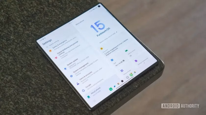 vivo X Fold5 – đối thủ nặng ký của Galaxy Z Fold7