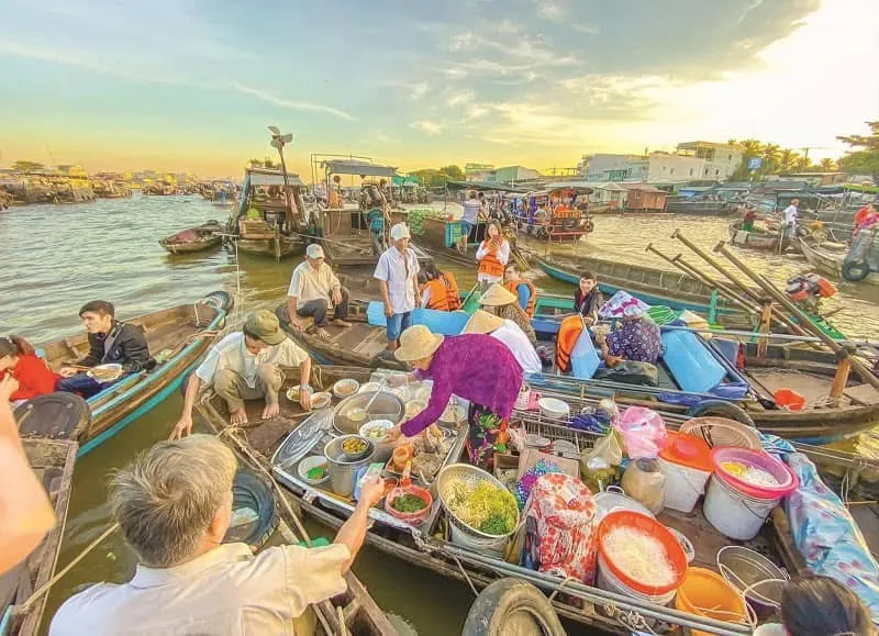 Thương hồ chính là người "giữ hồn" chợ nổi (Ảnh: Sở Du lịch Cần Thơ)