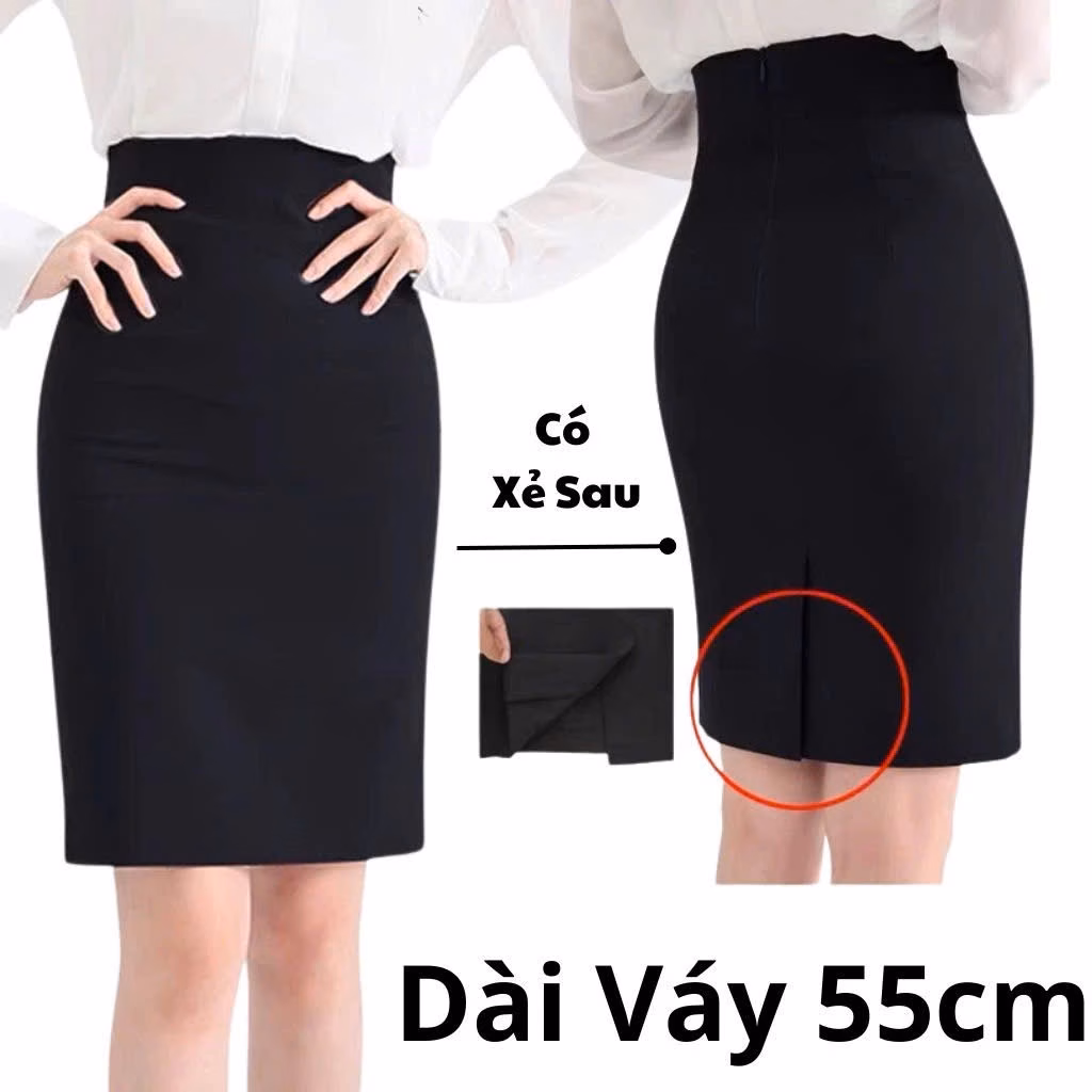 Mặc váy công sở dài có túi nhưng vẫn muốn thoải mái di chuyển, tôi đã tìm ra bí quyết gì?