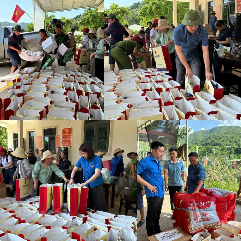 Báo Kinh tế & Đô thị cùngUBND xã Nhôn Mai trao quà hỗ trợ người dân bị thiệt hại do lũ lụt ở Nghệ An Hình ảnh 2