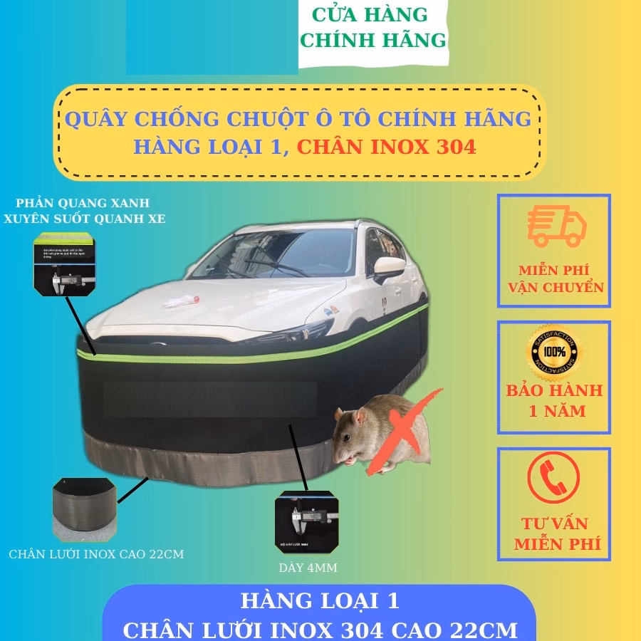 Làm thế nào để tránh mua phải lưới quây chống chuột ô tô giả?