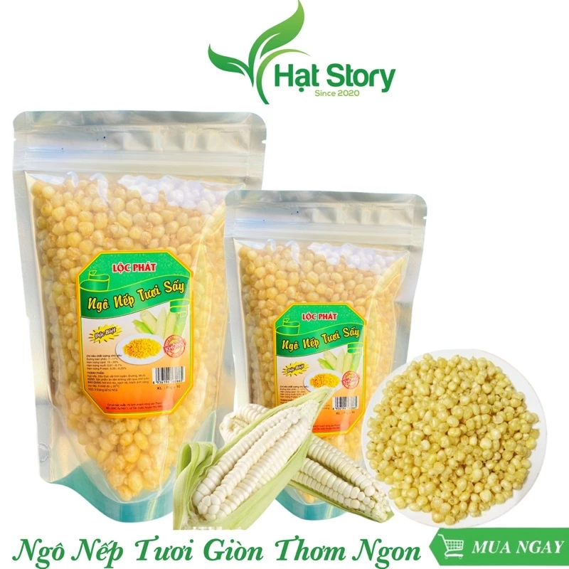 Làm thế nào để bảo quản ngô nếp non sấy giòn cho giòn lâu và không bị mềm?