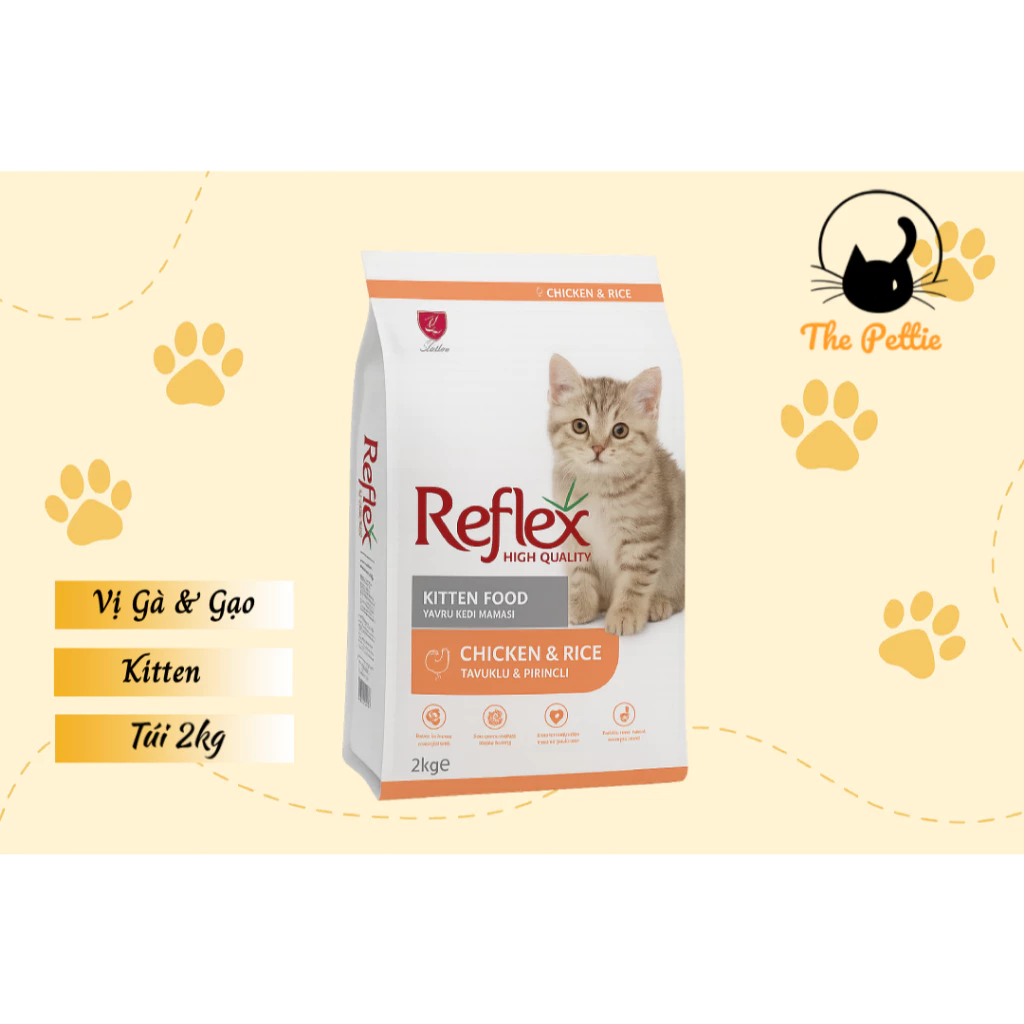 Mèo Con Biếng Ăn – Bí Quyết Vượt Qua Giai Đoạn Khó Khăn Với Thức Ăn Mèo Reflex Kitten Food Gà & Gạo