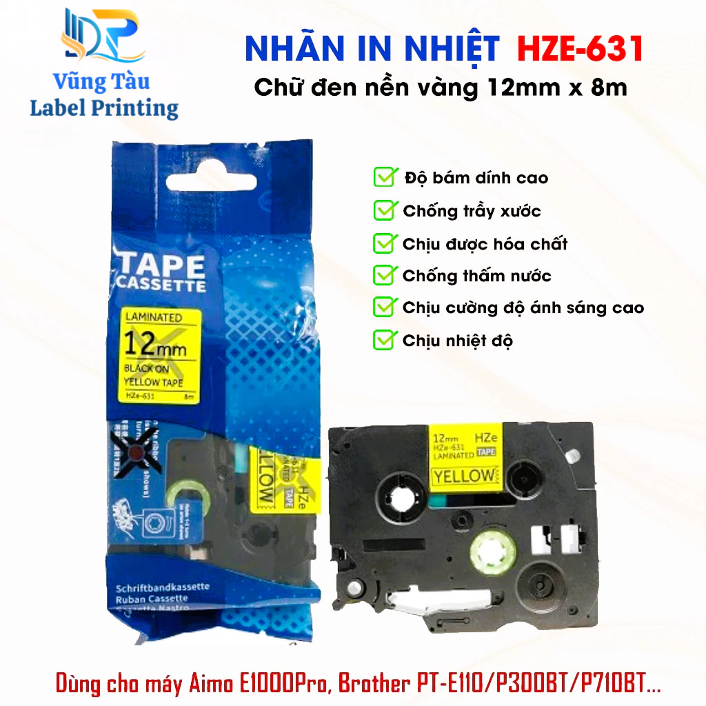 Nhãn dán máy in không chỉ là giấy dán thông thường: Những điều người dùng nên biết về nhãn mã nhiệt HZe-631