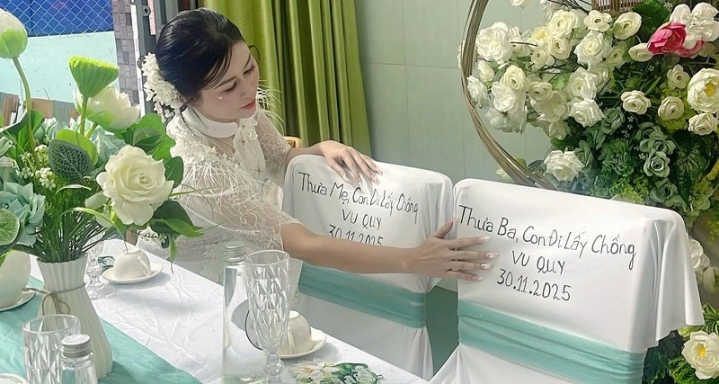 Cô dâu Đồng Tháp để lại 2 ghế trống cảm động trong lễ đính hôn, lan tỏa TikTok