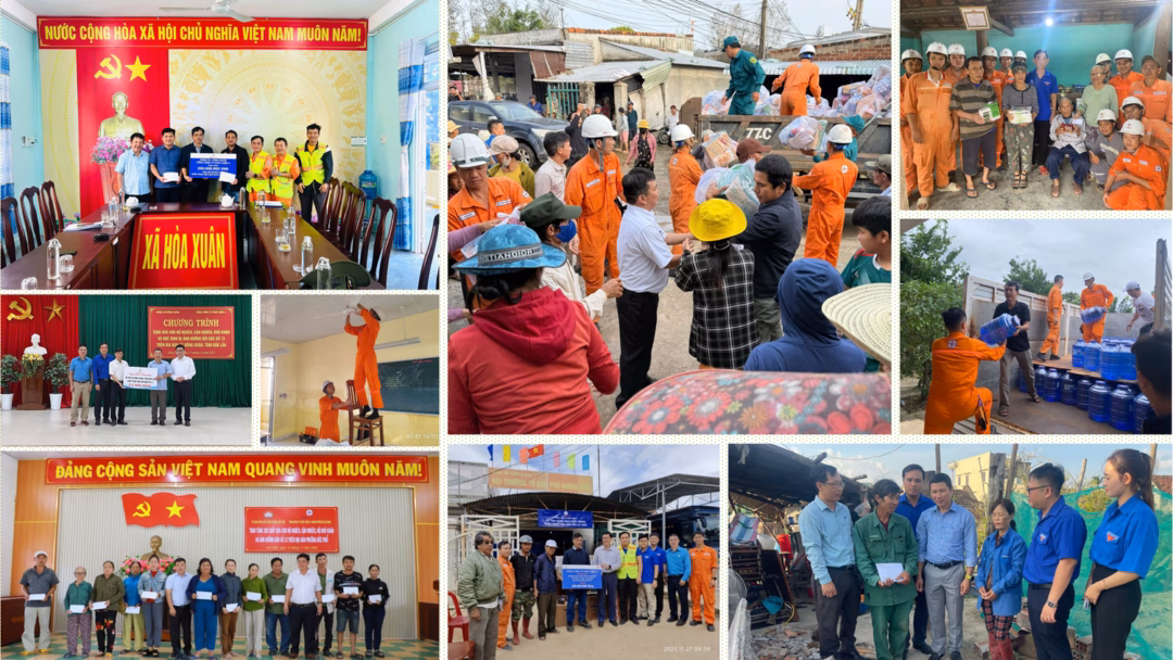 Nhiều hoạt động hỗ trợ các địa phương sau bão lũ năm 2025 Nhiều hoạt động hỗ trợ các địa phương sau bão lũ năm 2025