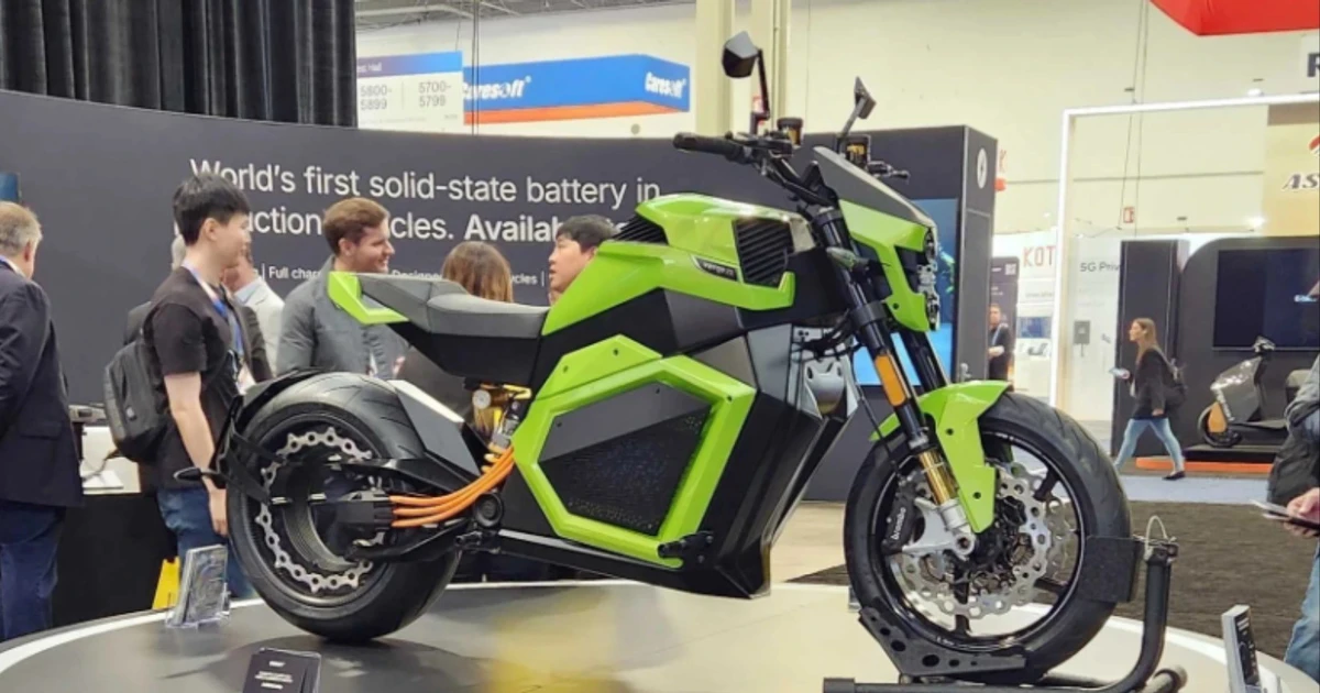 Verge TS Pro: Xe máy điện pin thể rắn 600 km mỗi sạc – Đột phá công nghệ 2026