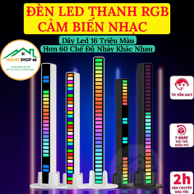 Màu sắc nhảy theo giai điệu: Khi đèn LED RGB cảm biến nhạc trở thành yếu tố gây mất tập trung trong phòng làm việc