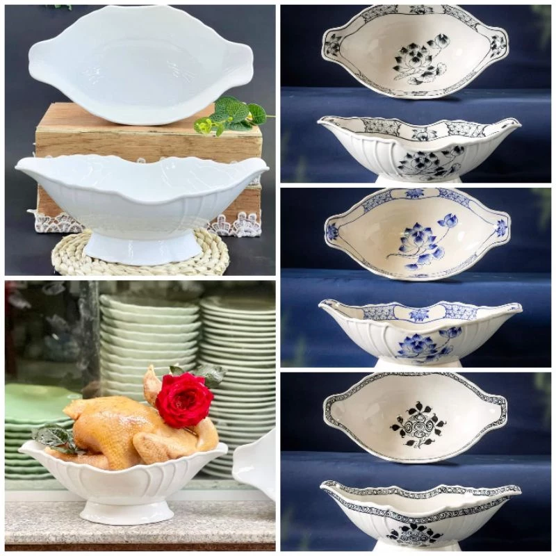 Chiều sâu của bát lễ cúng thường khiến gà nguyên con tràn ra, một chi tiết ít ai nghĩ tới