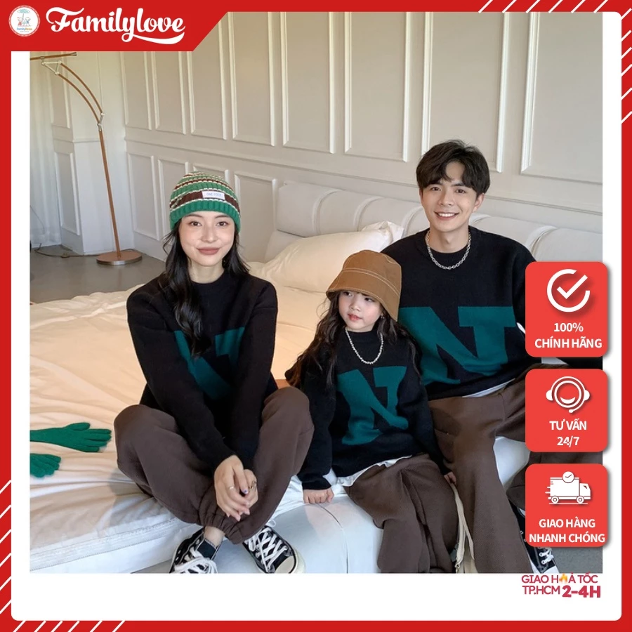 Bộ áo sweater gia đình cotton 100%: ấm áp hơn mong đợi, nhưng việc giặt chung có làm giảm độ bền?