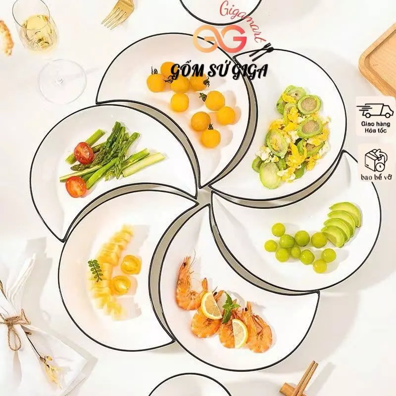 Viền đen sang trọng trên bát đĩa có thể khiến ánh sáng bàn ăn trở nên tối hơn, điều thường chỉ nhận ra sau nhiều bữa ăn