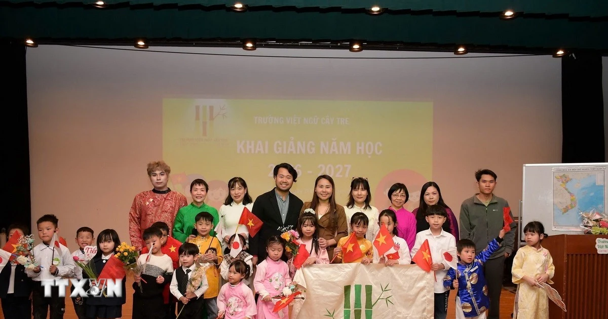 Giữ Lửa Cội Nguồn: Trường Việt ngữ Cây Tre Khai Giảng Năm Học Mới Tại Nhật Bản