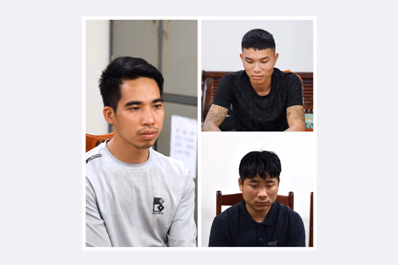 Các đối tượng bị khởi tố trong vụ mua bán vũ khí trái phép