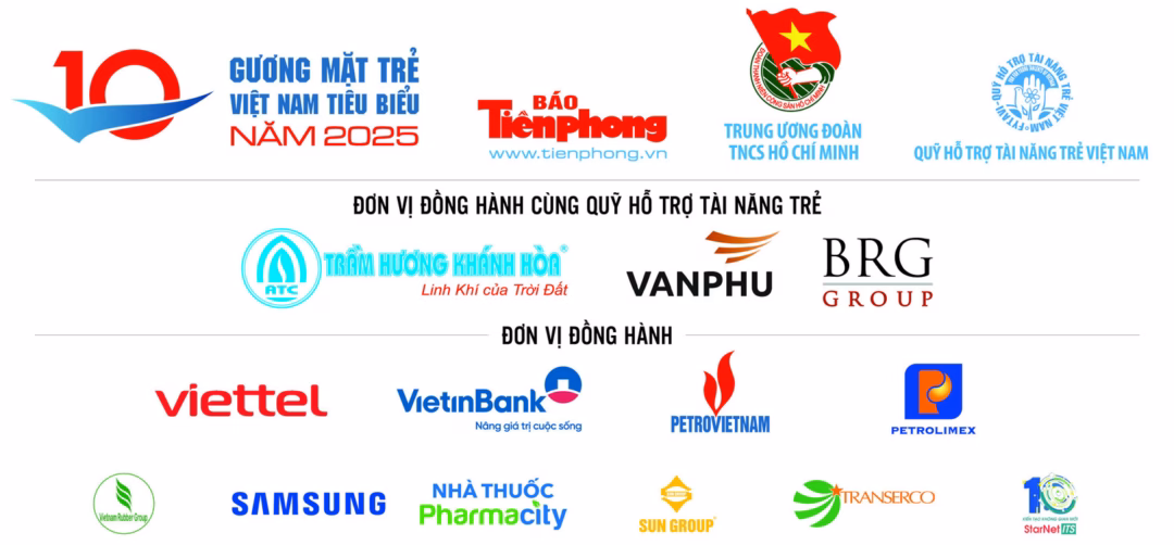 Logo Gương mặt trẻ Việt Nam ti&ecirc;u biểu 2025