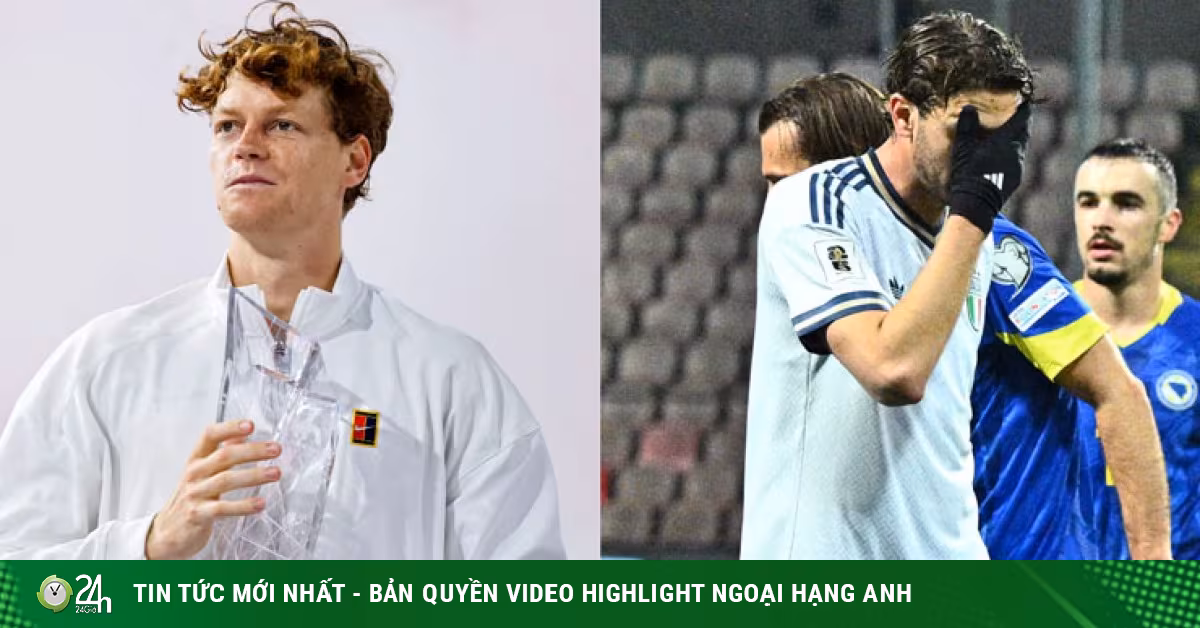 Sinner hy sinh danh hiệu ATP vì giấc mơ World Cup của Italia