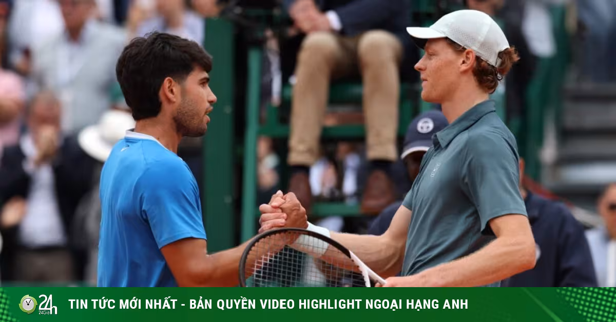 Sinner thống trị Monte Carlo, phơi bày tử huyệt của Carlos Alcaraz