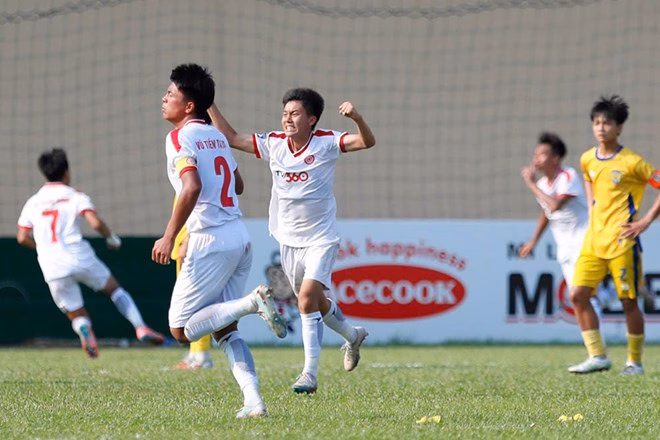 Hai đội gi&agrave;nh v&eacute; v&agrave;o chung kết U15 Quốc gia 2026 l&agrave; H&agrave; Nội I v&agrave; Thể C&ocirc;ng Viettel I