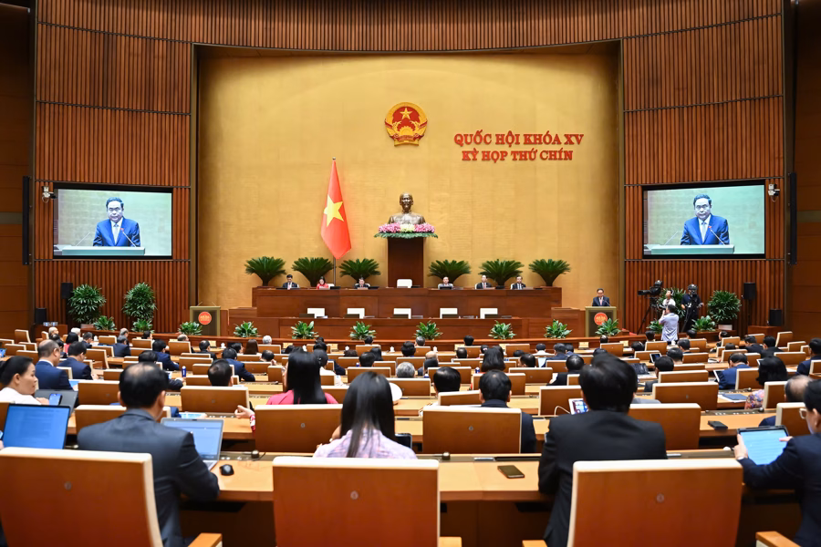 Quang cảnh phiên bế mạc Kỳ họp thứ 9 Quốc hội khóa XV Quang cảnh phiên bế mạc Kỳ họp thứ 9 Quốc hội khóa XV