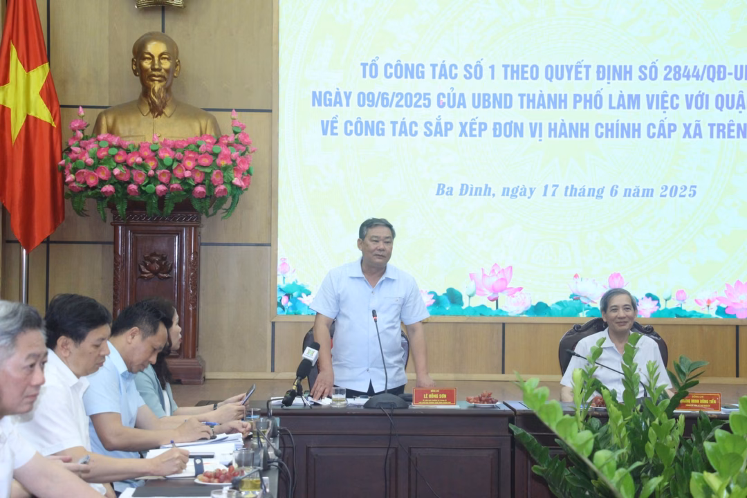 Kết luận buổi làm việc Phó Chủ tịch Thường trực UBND TP Hà Nội Lê Hồng Sơn kết luận buổi làm việc