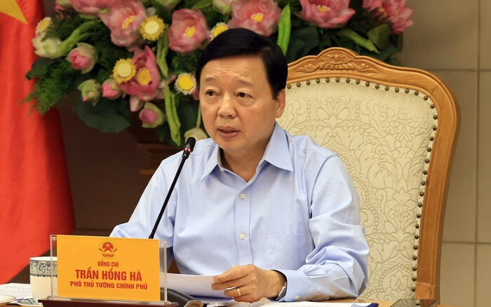 Cuộc họp về dự án đường sắt cao tốc Bắc - Nam Phó Thủ tướng Trần Hồng Hà chủ trì cuộc họp