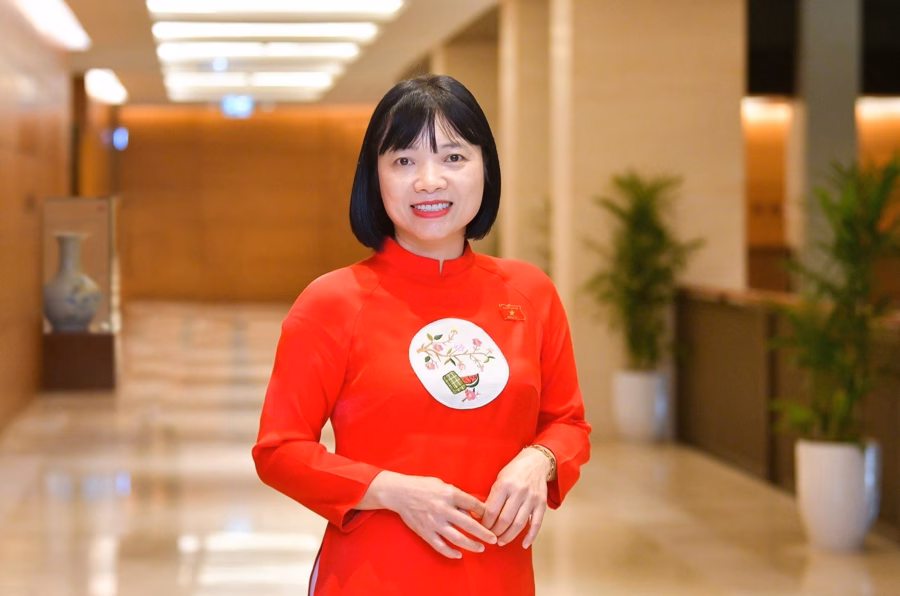 Đại biểu Nguyễn Thị Việt Nga, đoàn Hải Dương