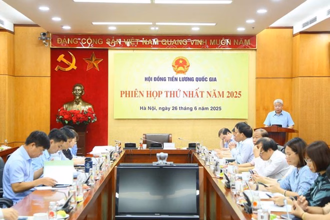 Phiên họp Hội đồng Tiền lương quốc gia sáng 26/6 Phiên họp Hội đồng Tiền lương quốc gia