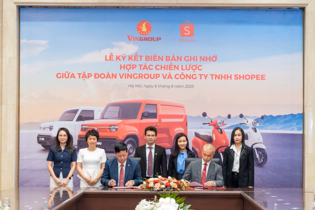 Hợp tác Vingroup và Shopee Vingroup và Shopee hợp tác chiến lược