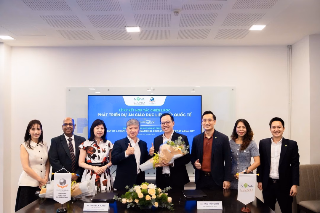 Ông Ricky Tan - Tổng Giám đốc KinderWorld Ông Ricky Tan - Tổng Giám đốc KinderWorld đánh giá cao định hướng phát triển đô thị bền vững của Novaland