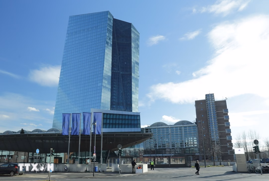 Trụ sở Ngân hàng Trung ương châu Âu (ECB) ở Frankfurt, Đức