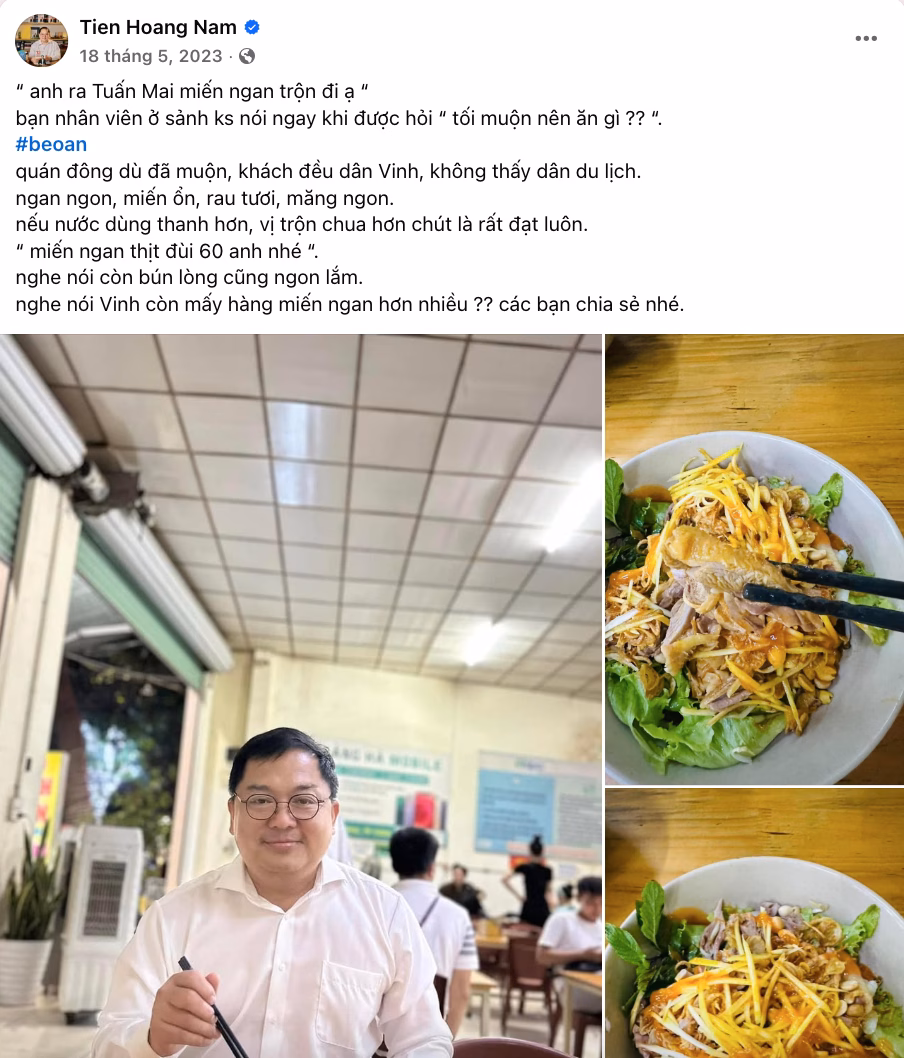 Doanh nhân Hoàng Nam Tiến: Yêu ẩm thực, khám phá món ngon khắp nơi Hiếm ai như ông Hoàng Nam Tiến: Là sếp lớn nhưng có thú vui review ẩm thực, vừa thú vị vừa gần gũi- Ảnh 3.