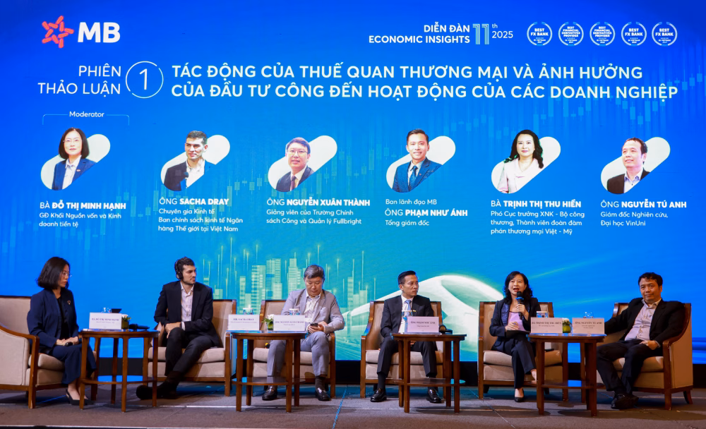 Ngày 7/11/2025, tại Hà Nội, Ngân hàng TMCP Quân đội (MB) tổ chức Diễn đàn MB Economic Insights 2025 với