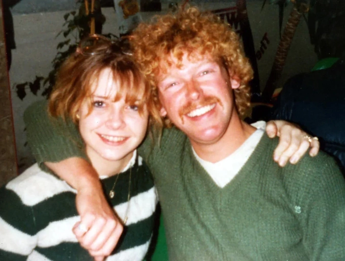 Vickie và Graham chụp bức ảnh đầu tiên cùng nhau tại London vào năm 1982. Ảnh: