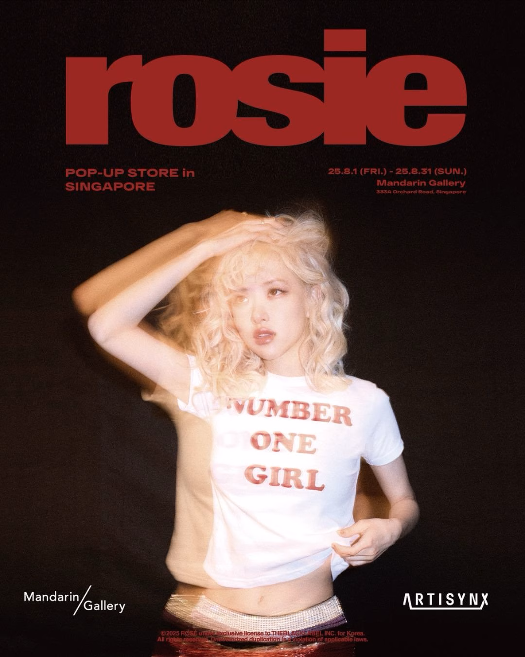 Hinh anh Rosé (BLACKPINK) mang pop-up store “Rosie” đến Singapore 1