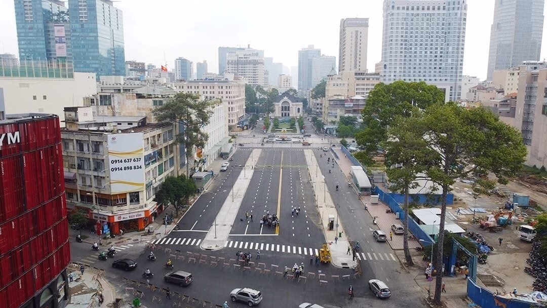 TP HCM: Đường Lê Lợi ở quận 1 bị hạn chế lưu thông trong vài ngày tới