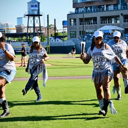 
				Grooving & Moving line dance group, Negro League Night, Covenant Health Park, August 2025
				 