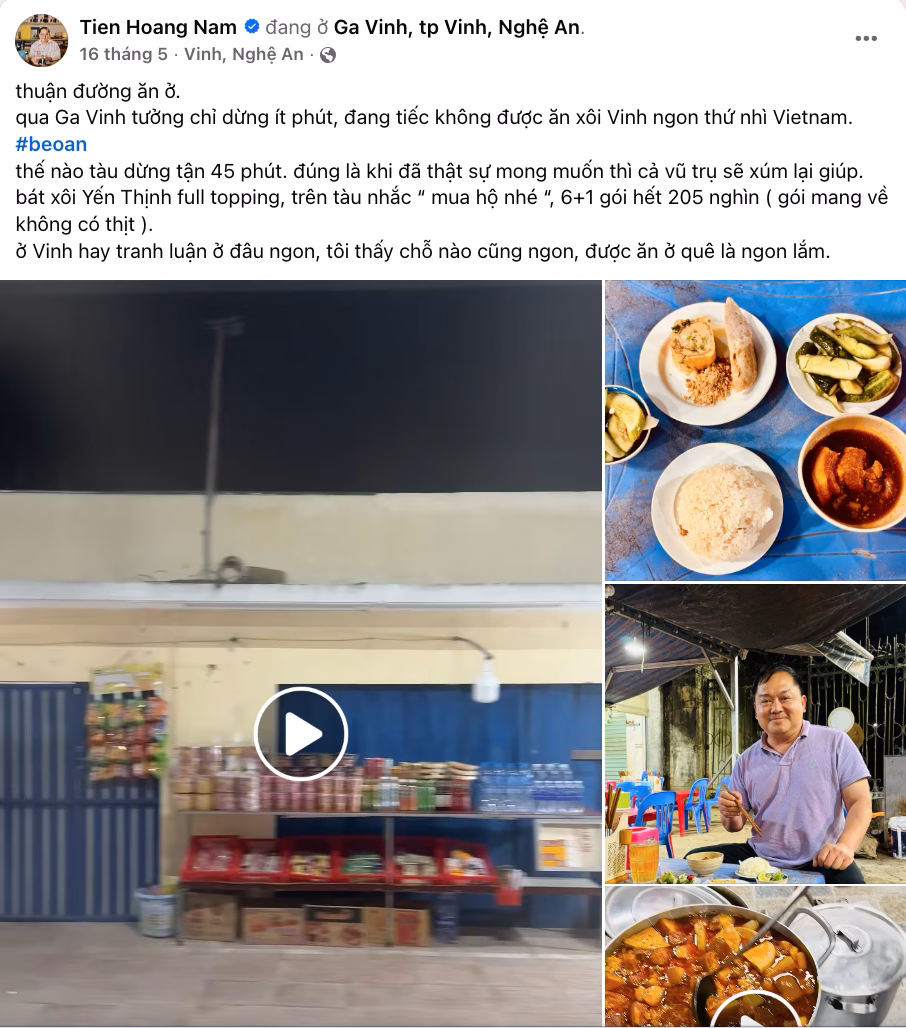 Hiếm ai như ông Hoàng Nam Tiến: Là sếp lớn nhưng có thú vui review ẩm thực, vừa thú vị vừa gần gũi- Ảnh 4.