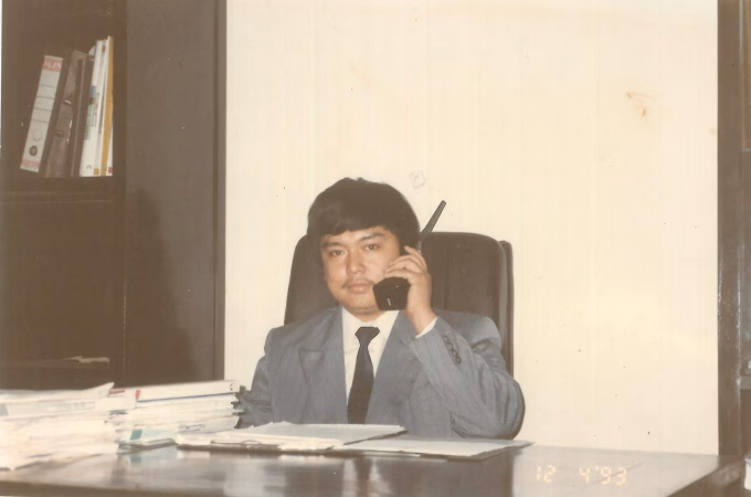 Bức ảnh của ông Tiến khi đã làm việc tại FPT