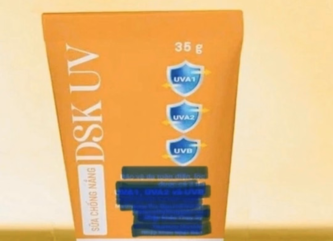 Thu hồi toàn quốc sữa chống nắng DSK UV không đạt tiêu chuẩn chất lượng