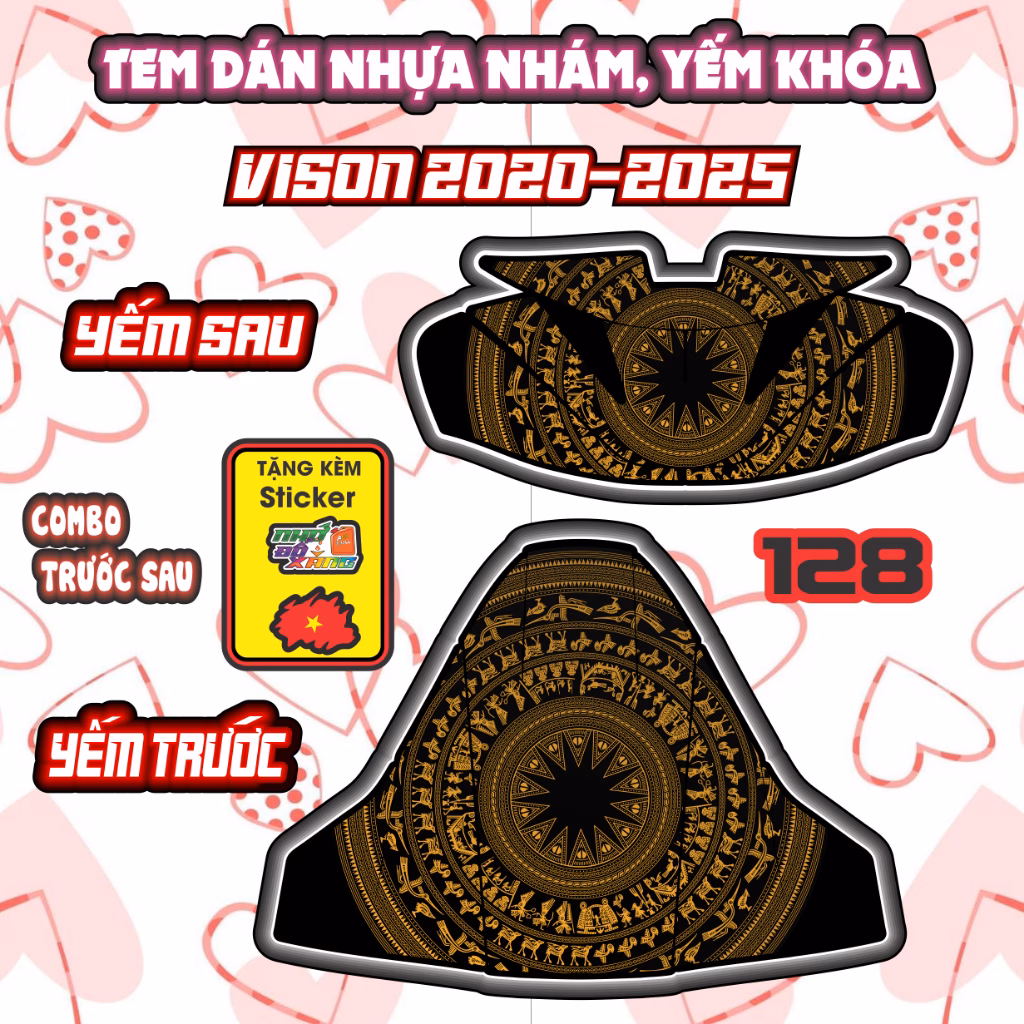 Làm thế nào để dán tem yếm khóa nhựa nhám lên xe máy mà không bị trầy xước?