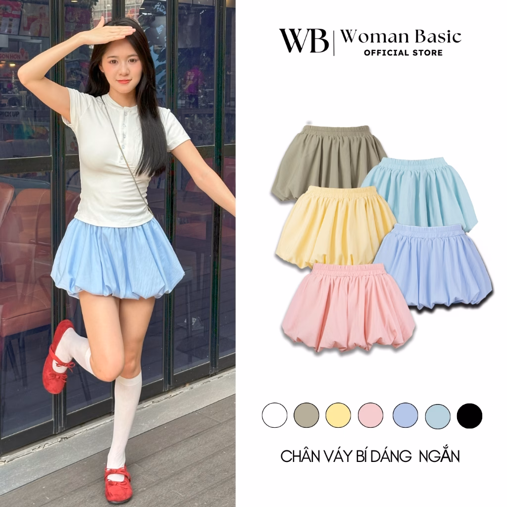 Mặc chân váy ngắn thắt dây như thế nào để không hớ hênh khi đi đường?