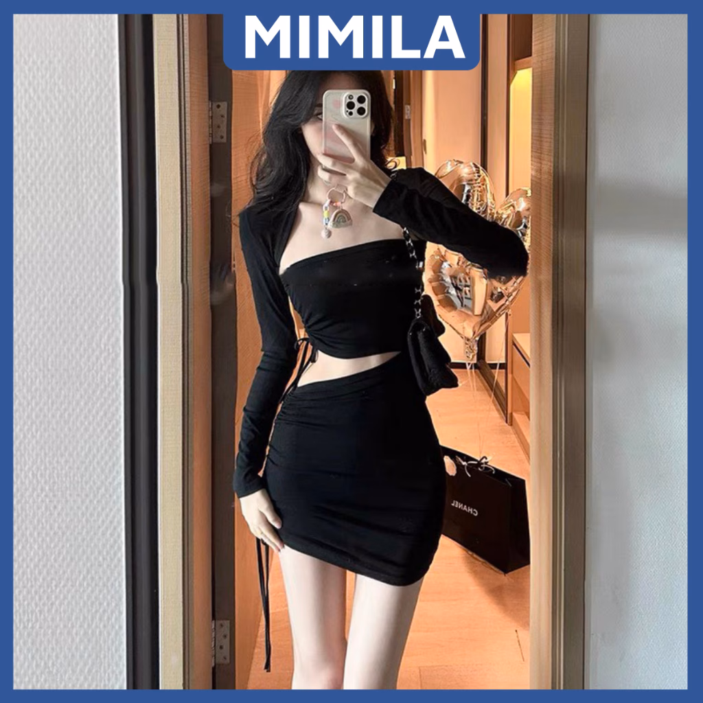 Mặc váy body trễ vai có dễ lộ khuyết điểm cơ thể không và cách chọn size phù hợp