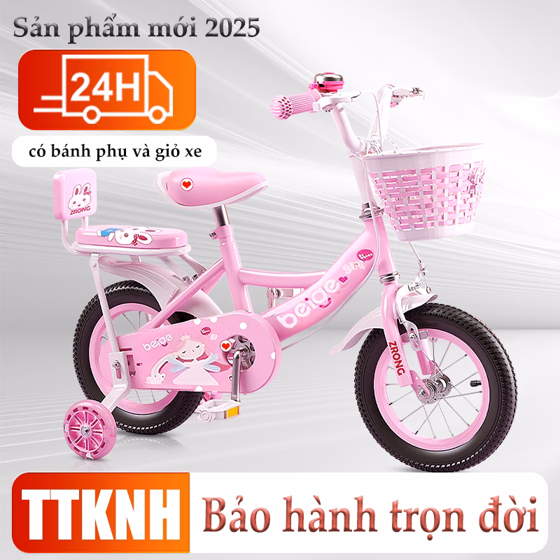 Làm thế nào để chọn xe đạp cho bé gái phù hợp mà không bị “vướng” vào bánh phụ?