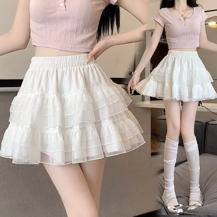 Mặc Chân Váy Mini Ren Trắng Có Lộ Không? Mẹo Chọn Size Chuẩn Để Tự Tin Quẩy phố