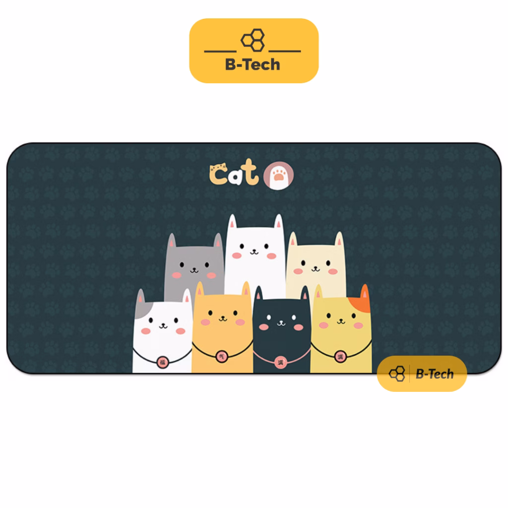 Lót chuột lớn bị trượt và cách tôi giải quyết vấn đề với lót chuột mèo dễ thương